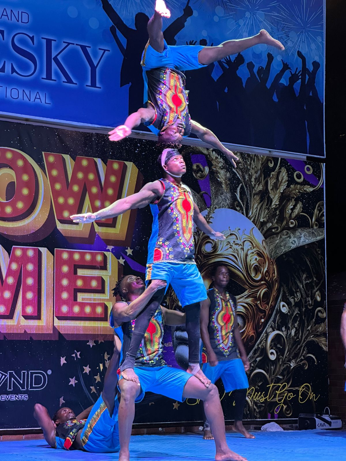 ZIM Acrobats team performing outdoors